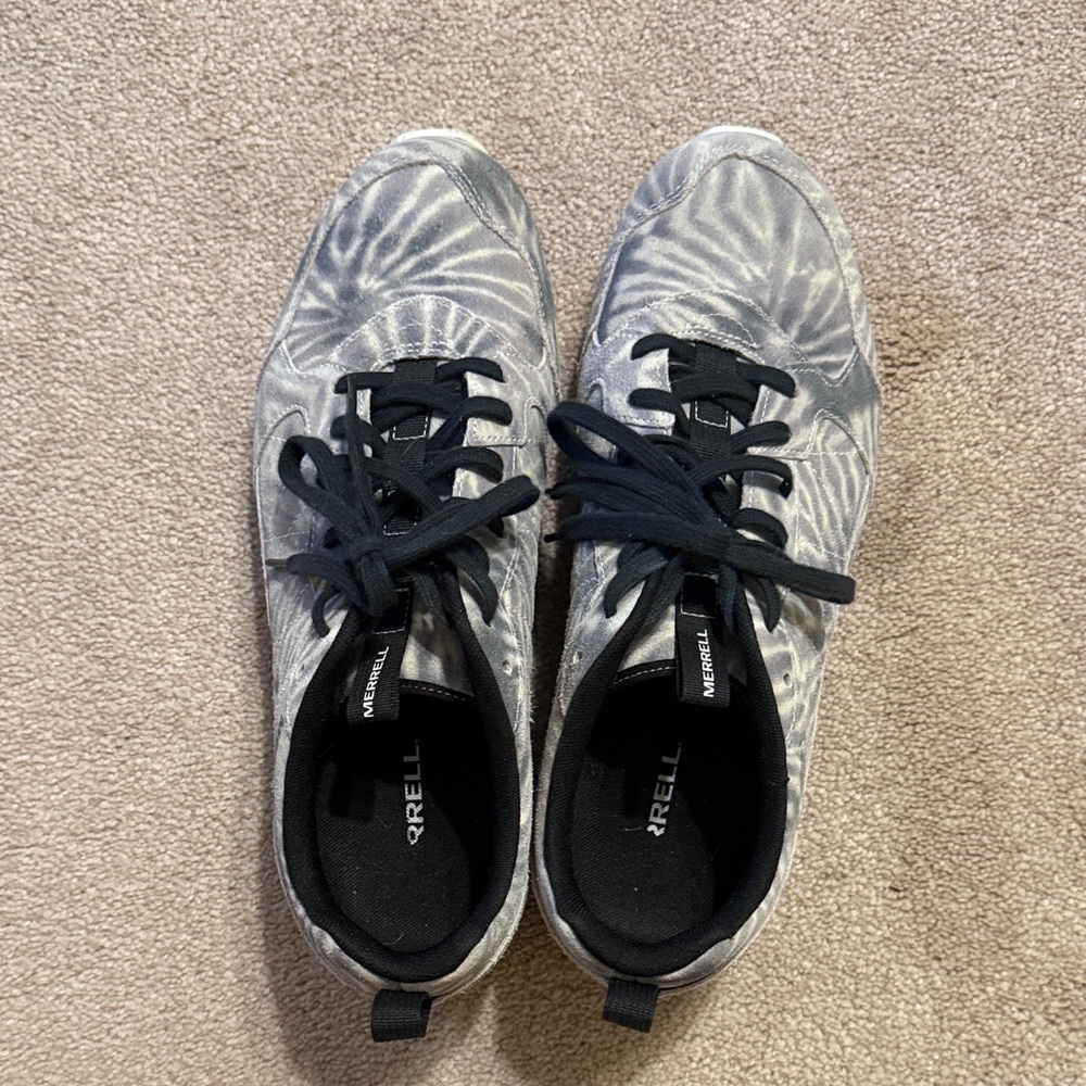 Merrell Black and Gray Athletic Shoes